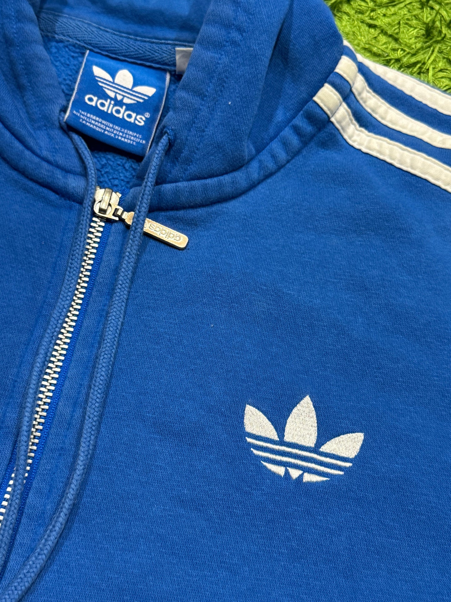 Bluza rozpinana niebieska Adidas Originals firebird hoodie