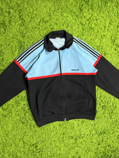 Bluza rozpinana czarno-niebieska Adidas Originals