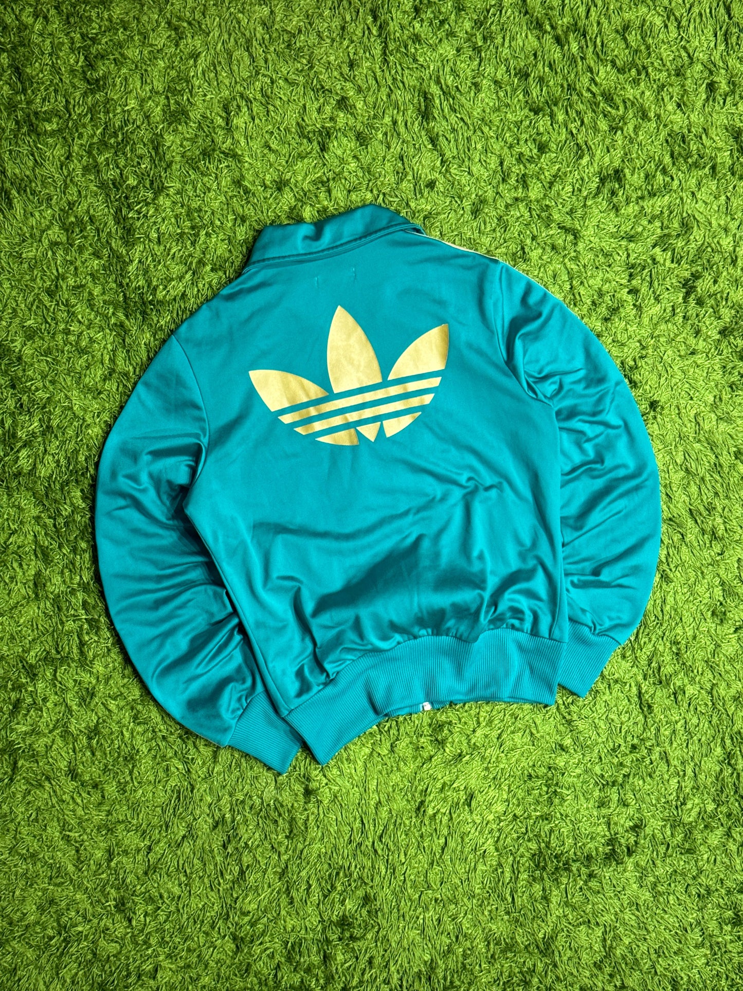 Bluza rozpinana turkusowa Adidas Originals Firebird