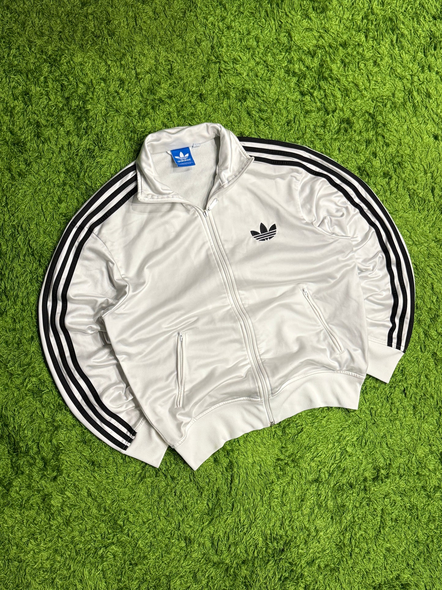 Bluza rozpinana biała Adidas Originals Firebird