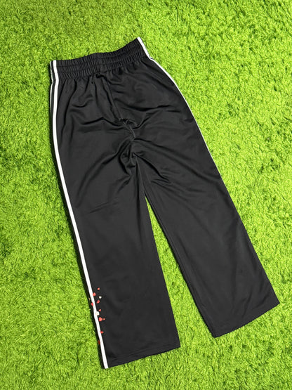 Spodnie dresowe czarne z kwiatkami Adidas Originals Firebird baggy pants