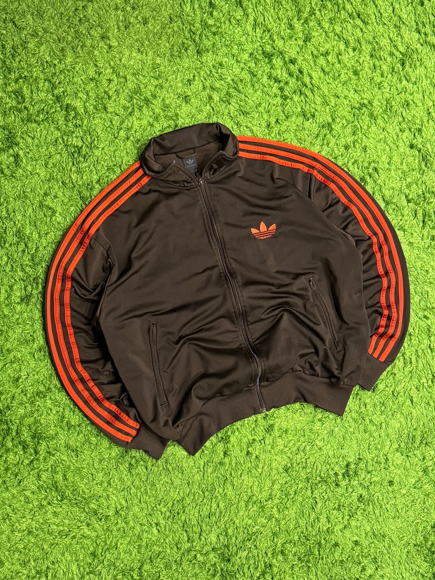 Bluza rozpinana brązowa Adidas Originals Firebird