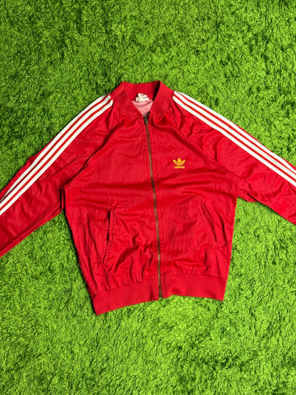 Bluza rozpinana czerwona Adidas Originals Firebird 80s rare