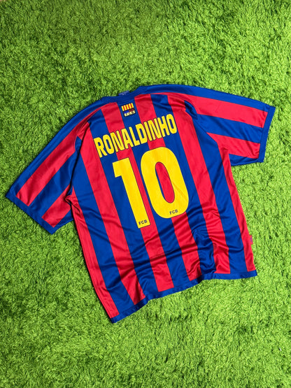 Koszulka piłkarska Rogers x FC Barcelona Ronaldinho 2004/2005