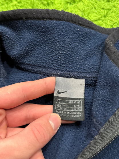 Polar granatowy 1/4 zip Nike vintage