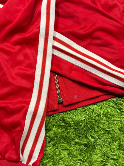 Bluza rozpinana czerwona Adidas Originals Firebird 80s rare