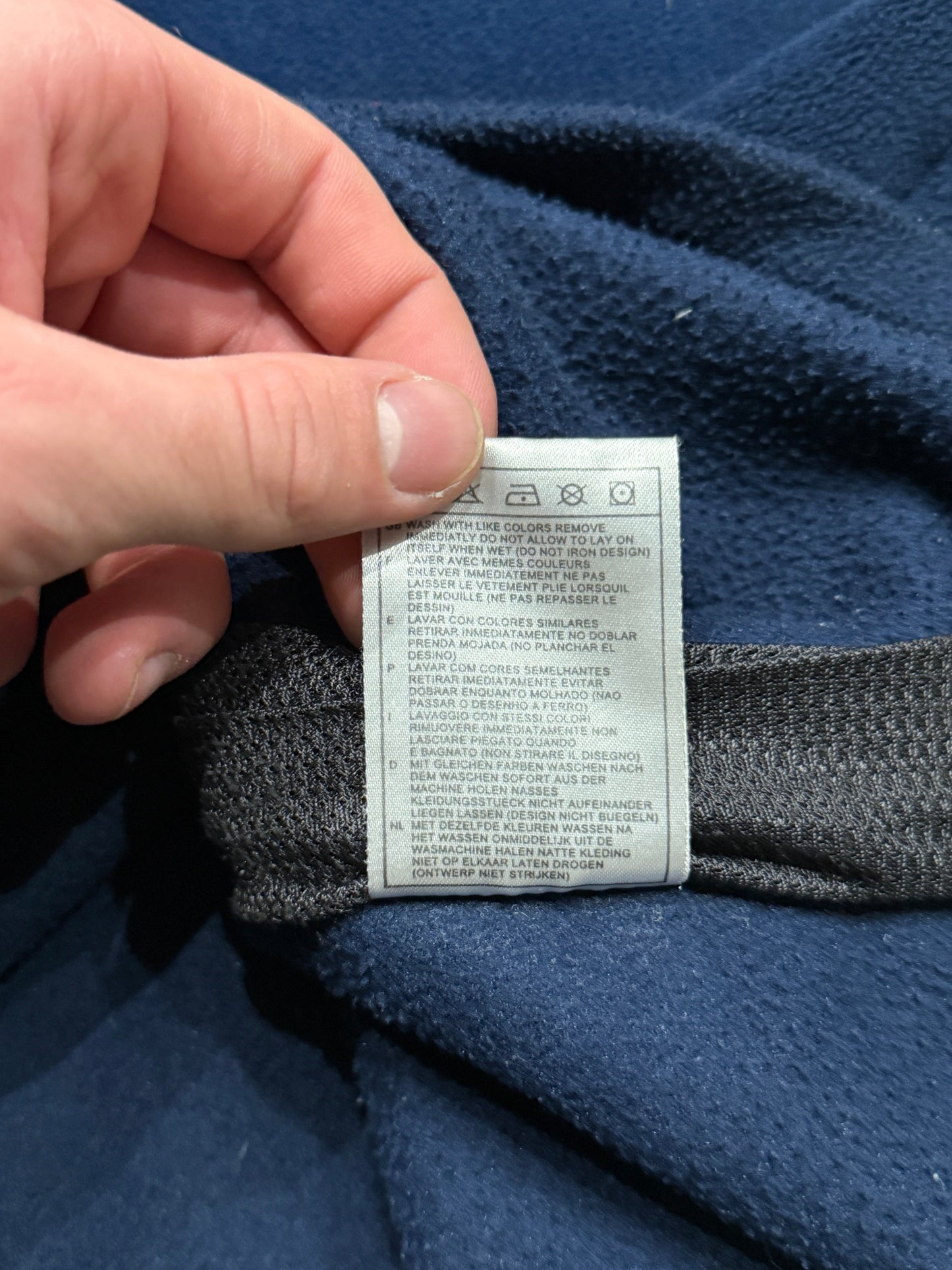 Polar granatowy 1/4 zip Nike vintage