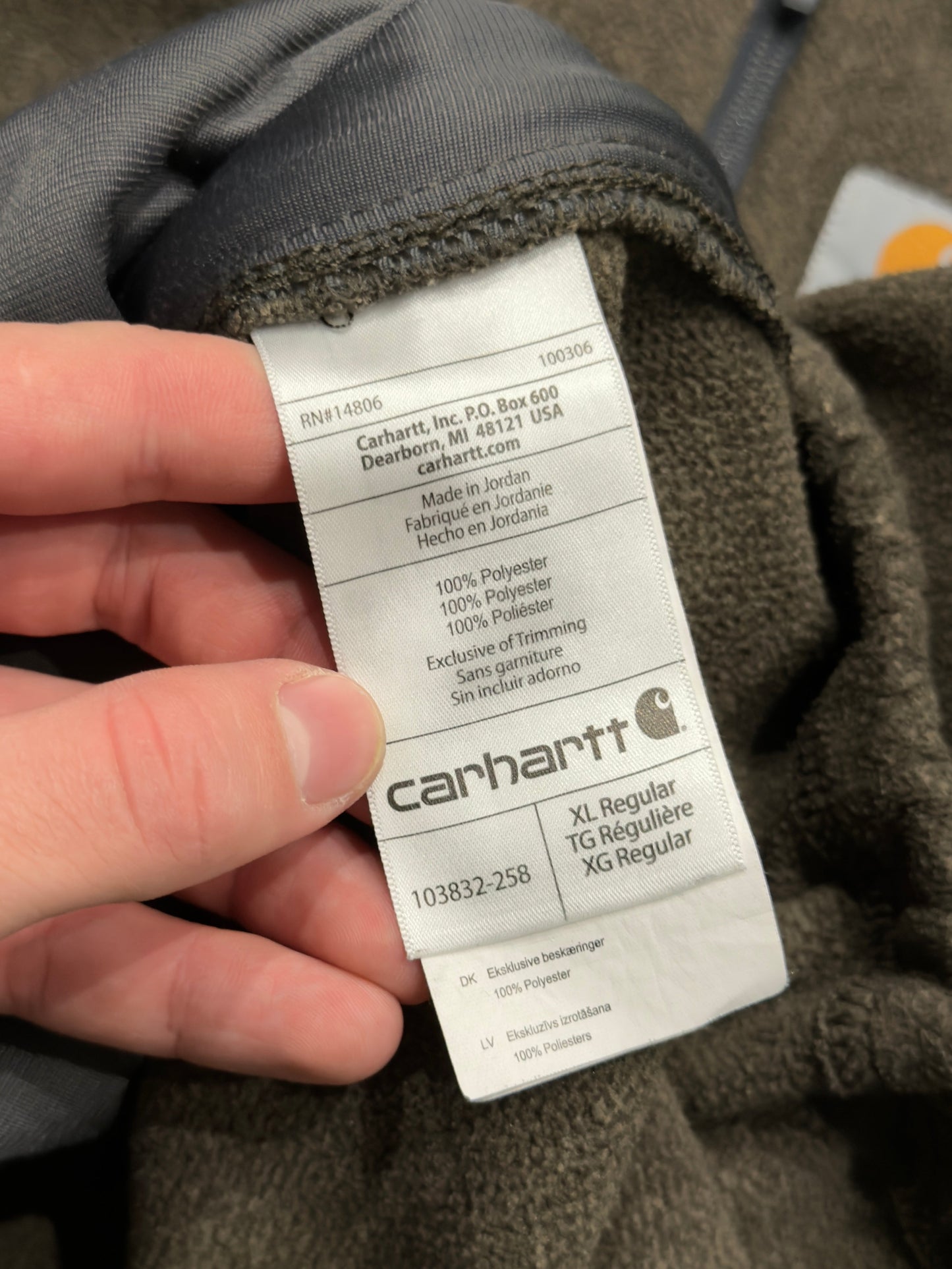Bluza polarowa Carhartt polar fleece