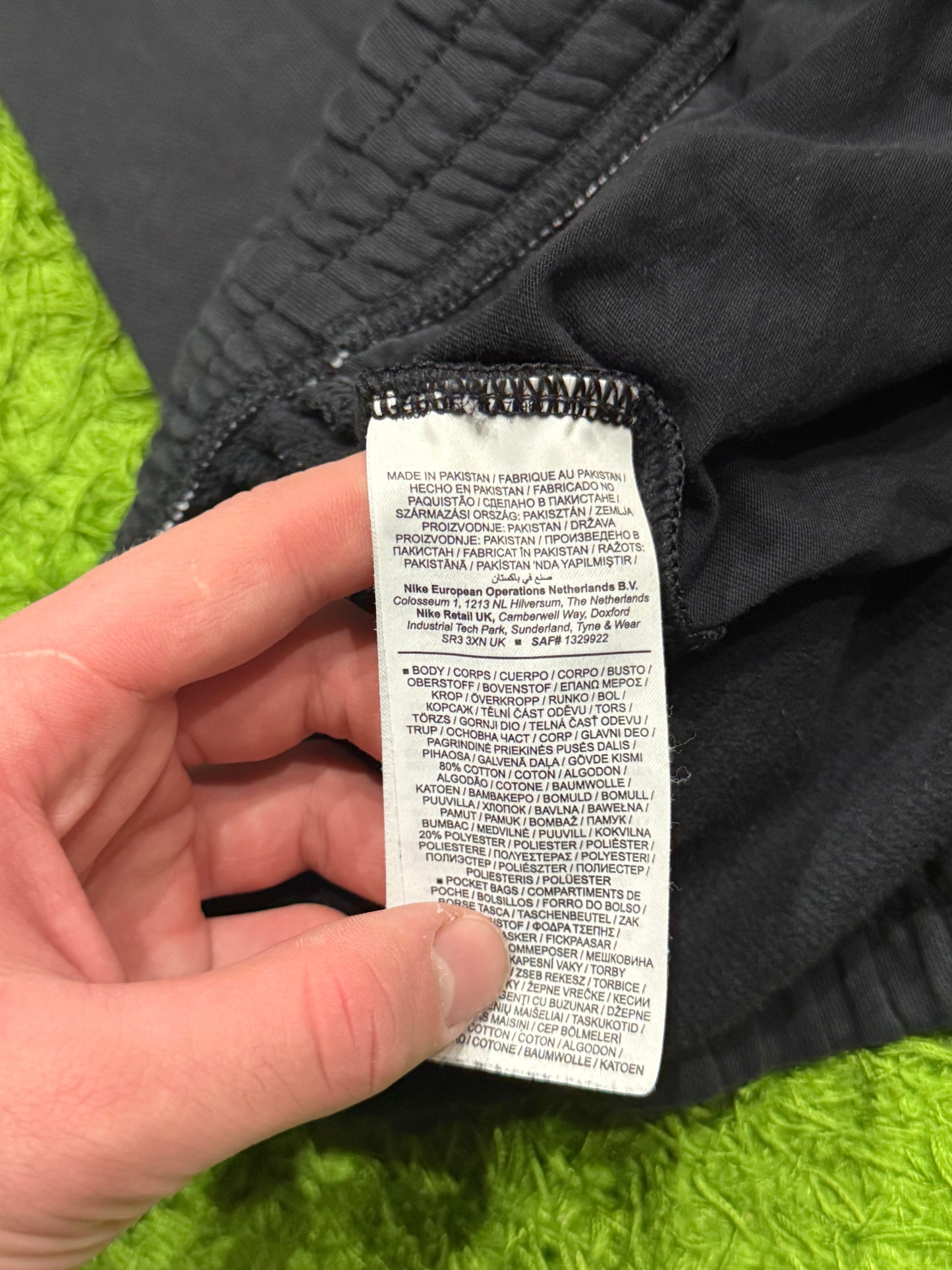 Spodnie dresowe czarne Nike
