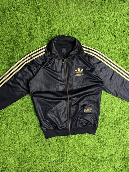 Bluza rozpinana czarna Adidas Originals Firebird Chile 62'