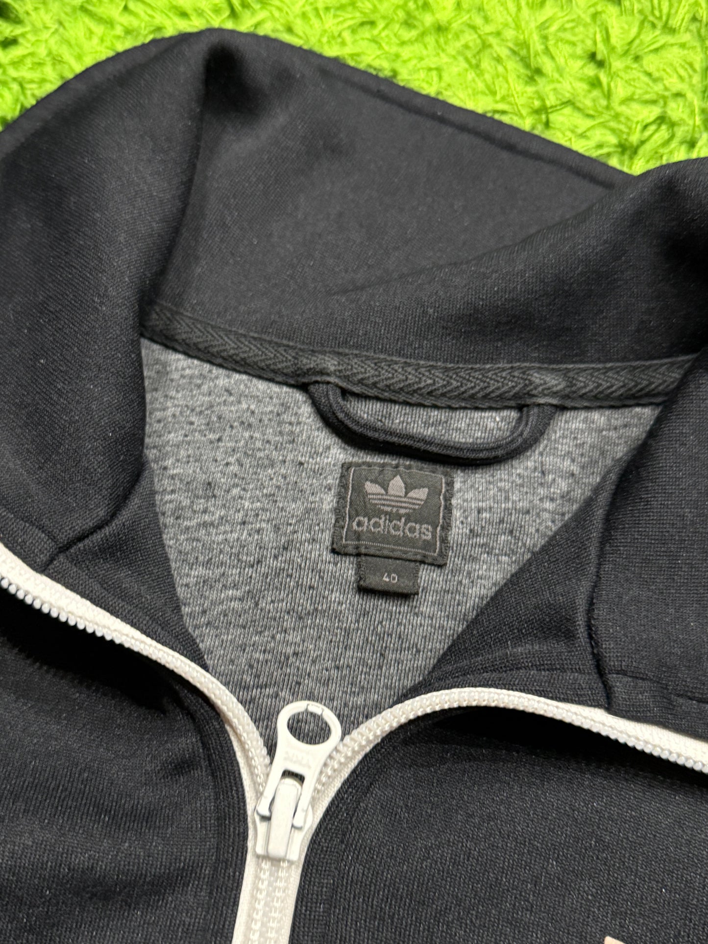 Sukienka sportowa czarna Adidas Originals long track jacket y2k 2000s