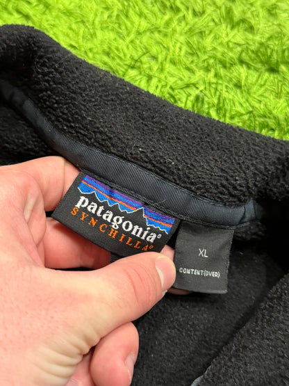 Polar czarny Patagonia outdoor fleece