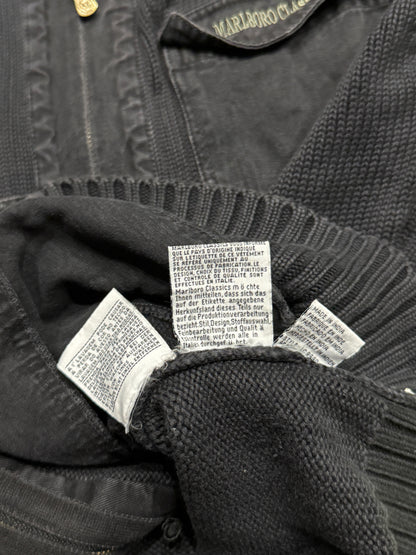 Sweter czarny Kardigan Marlboro Classics