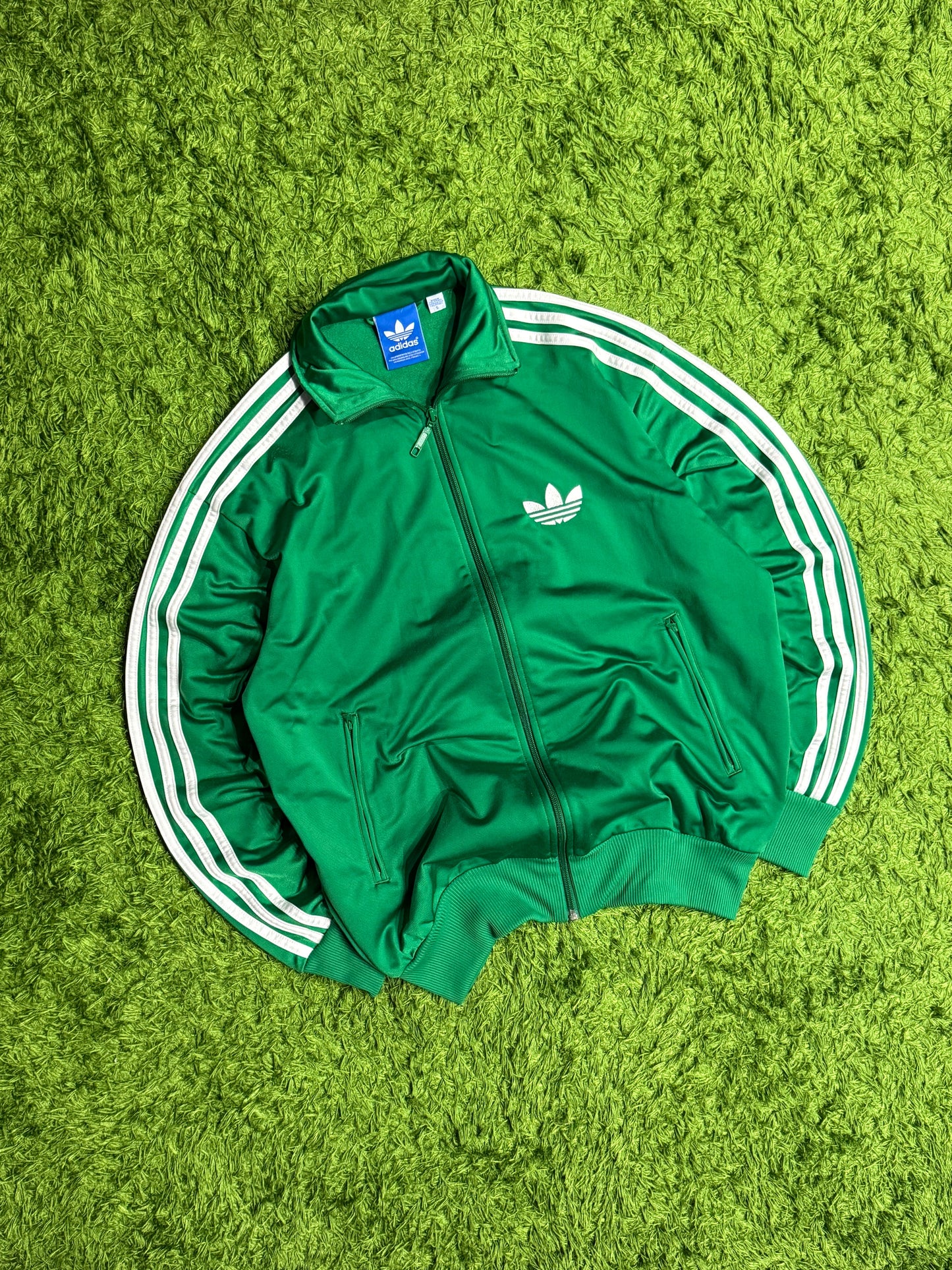 Bluza rozpinana zielona Adidas Originals Firebird