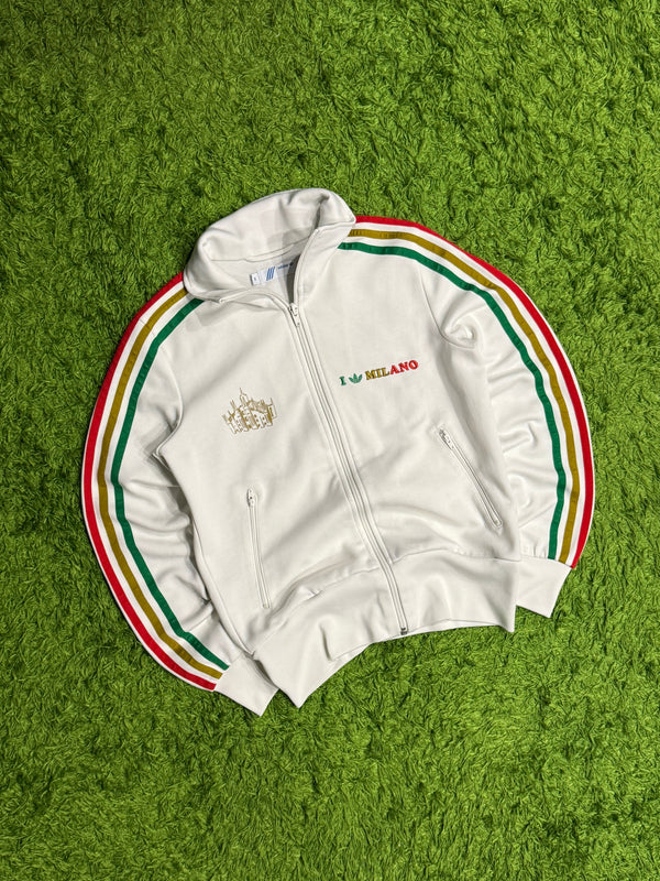 Bluza rozpinana biała Adidas Originals Firebird y2k rare