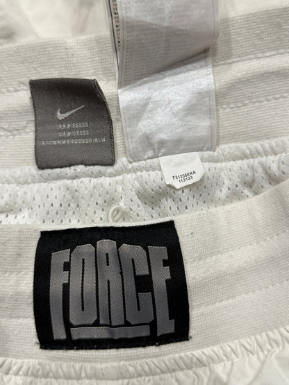 Spodnie ortalionowe białe Nike Air Force baggy track pants