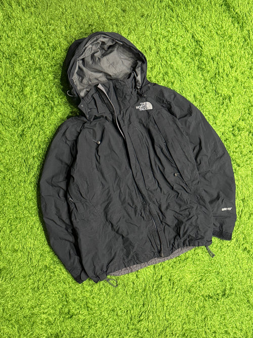 Kurtka czarna wiatrówka Thr North Face gore-tex