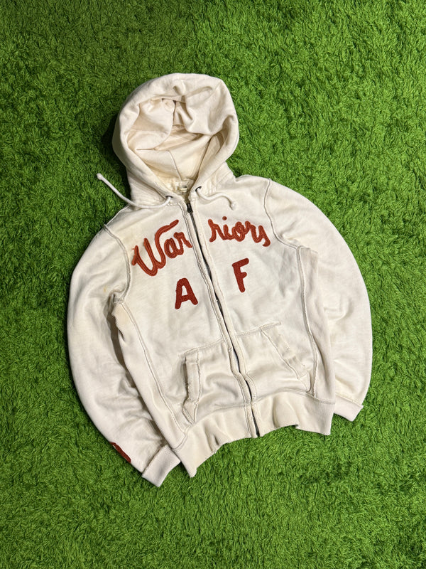 Bluza beżowa Abercrombie & Fitch y2k hoodie