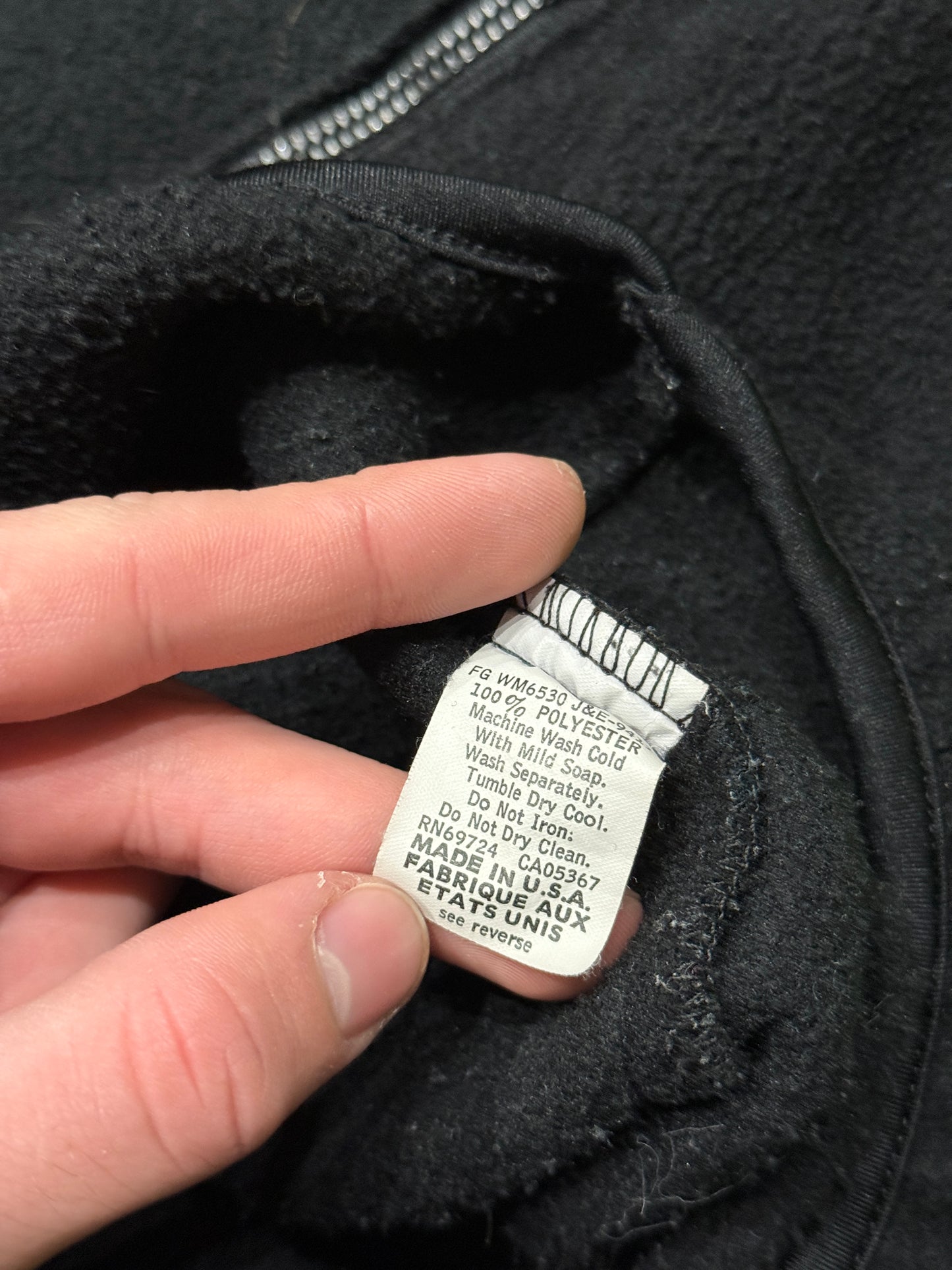 Polar czarny Columbia made in USA