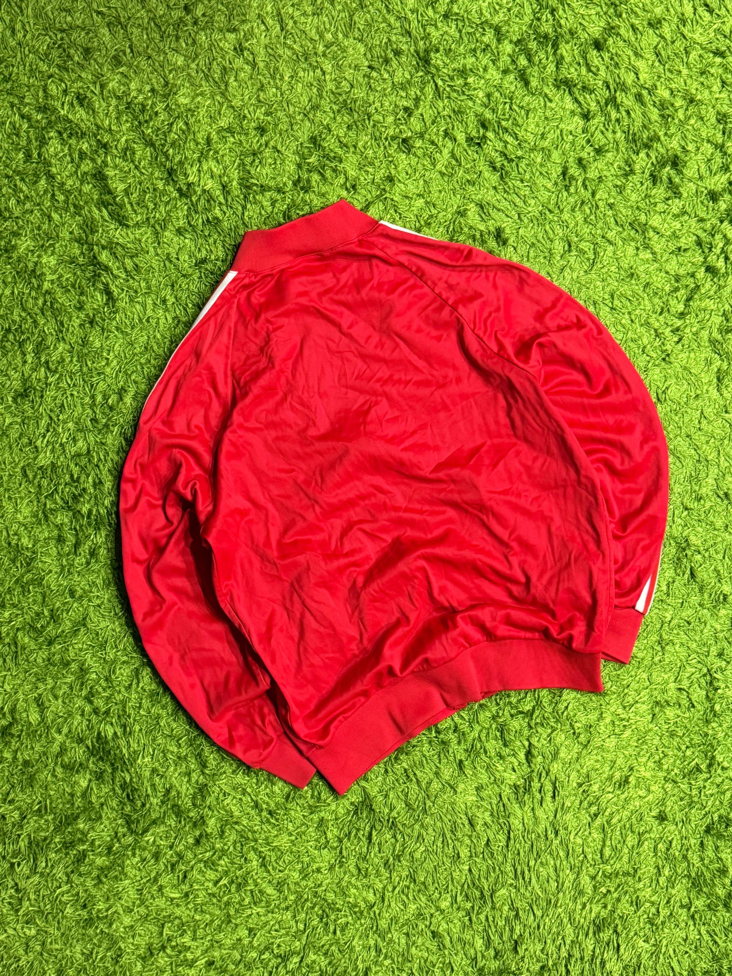 Bluza rozpinana czerwona Adidas Originals Firebird 80s rare