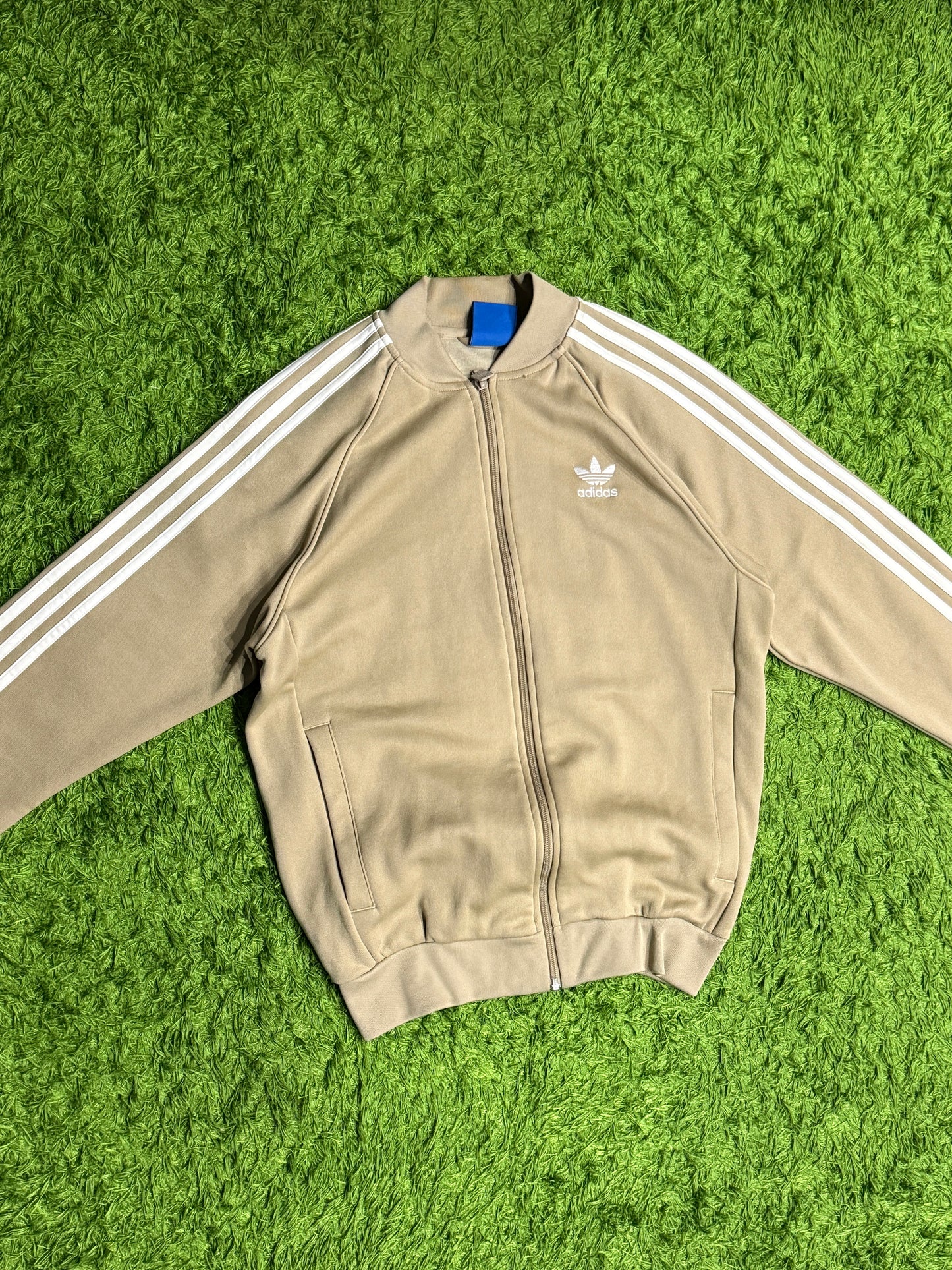 Bluza rozpinana beżowa Adidas Originals Firebird