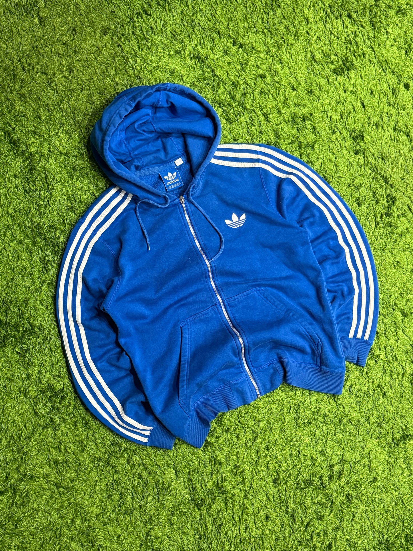 Bluza rozpinana niebieska Adidas Originals firebird hoodie