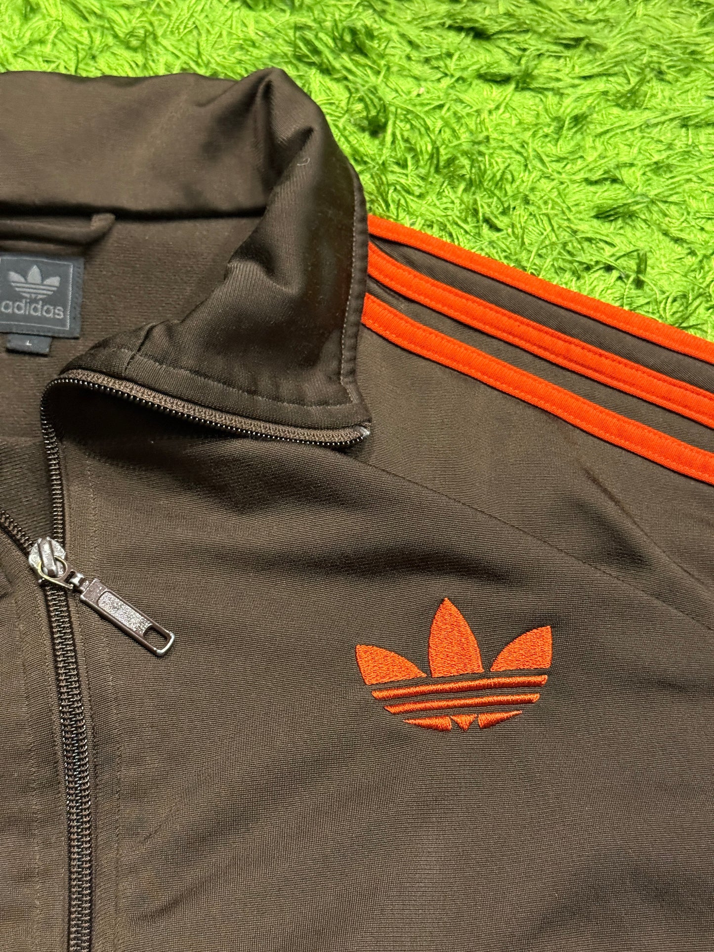 Bluza rozpinana brązowa Adidas Originals Firebird