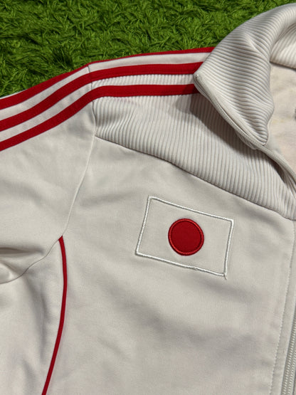 Bluza rozpinana biała Adidas Originals Firebird y2k rare