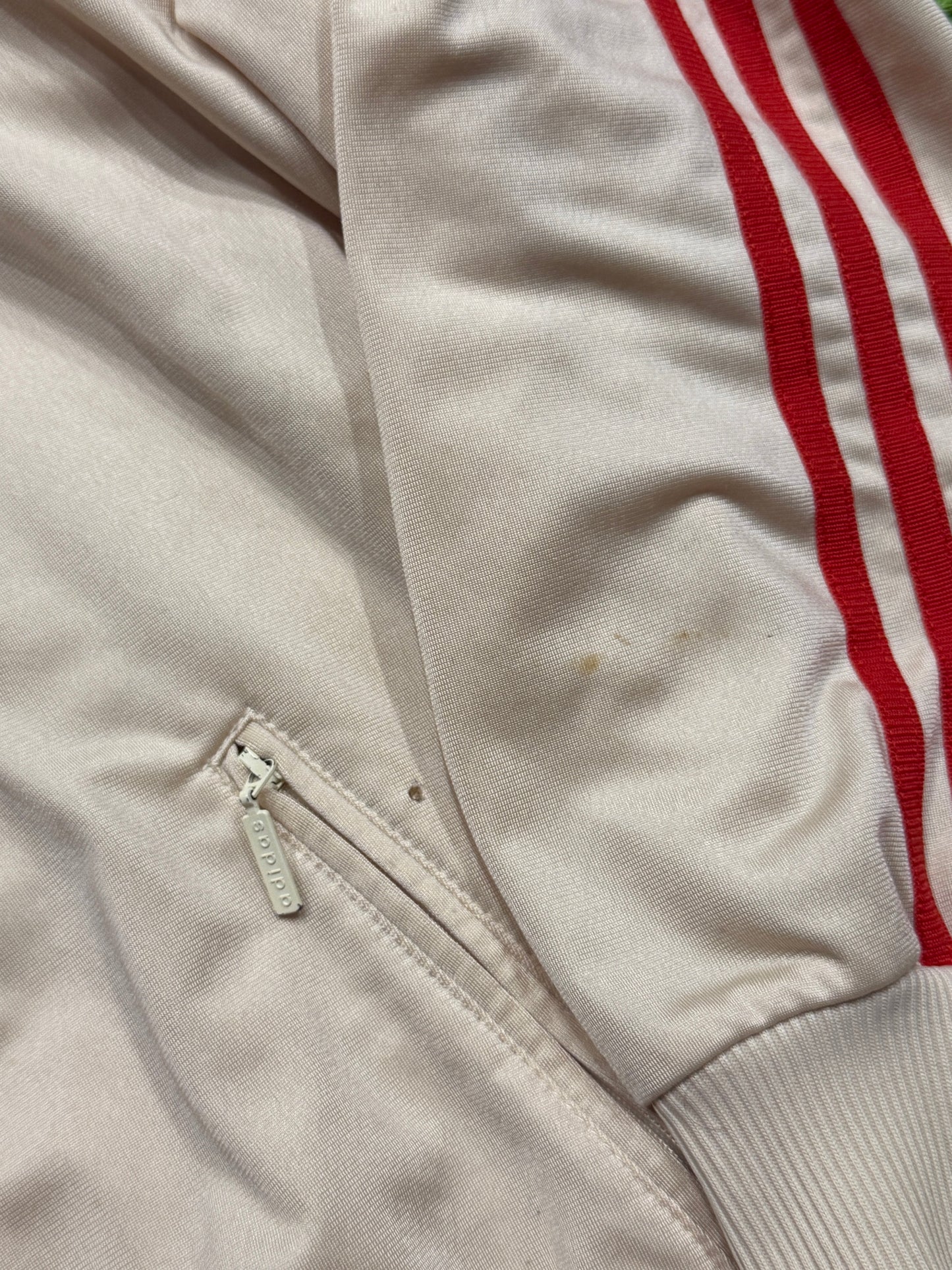 Bluza rozpinana kremowa Adidas Originals Firebird 90s