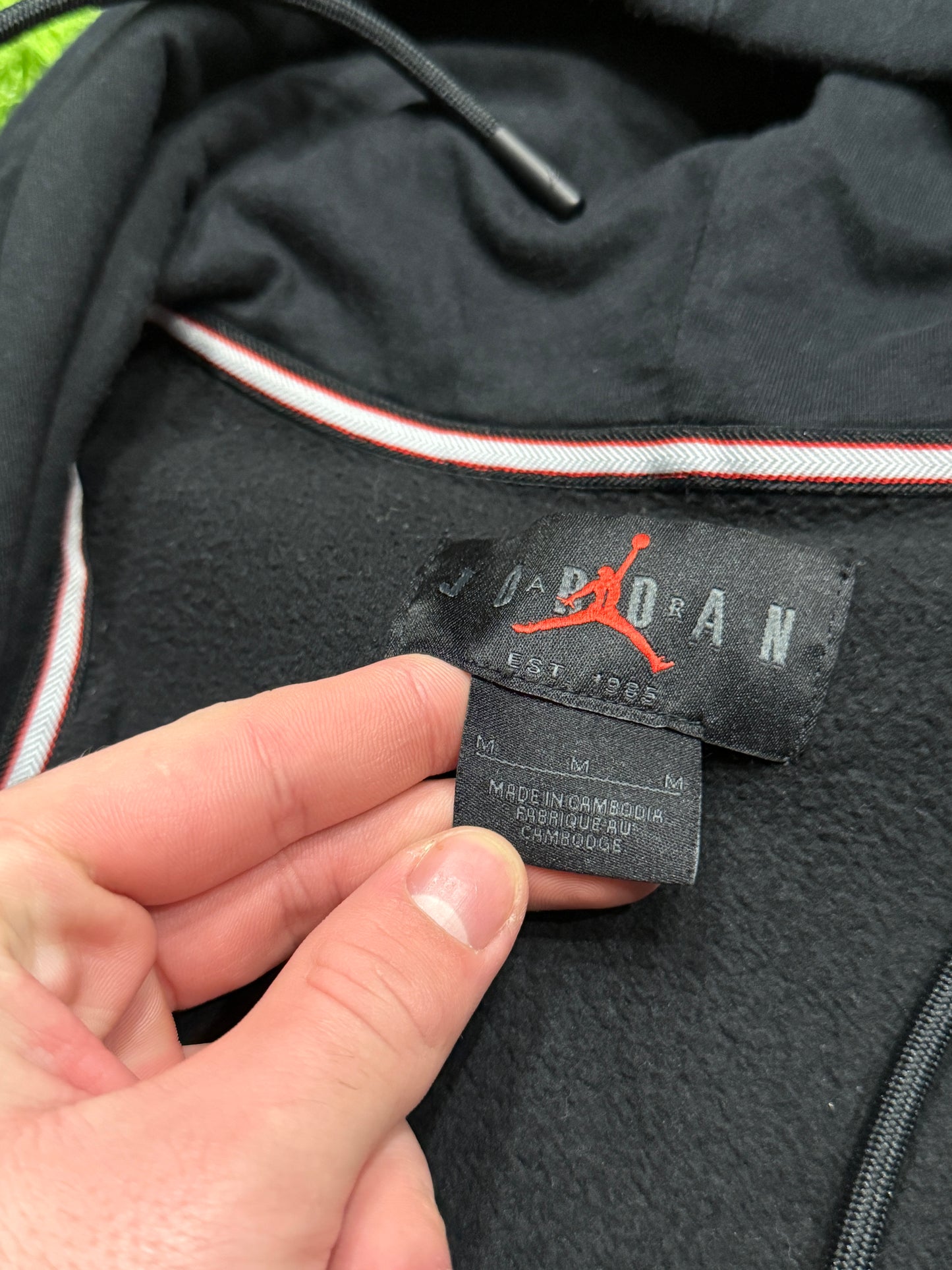 Bluza rozpinana czarna Nike Jordan