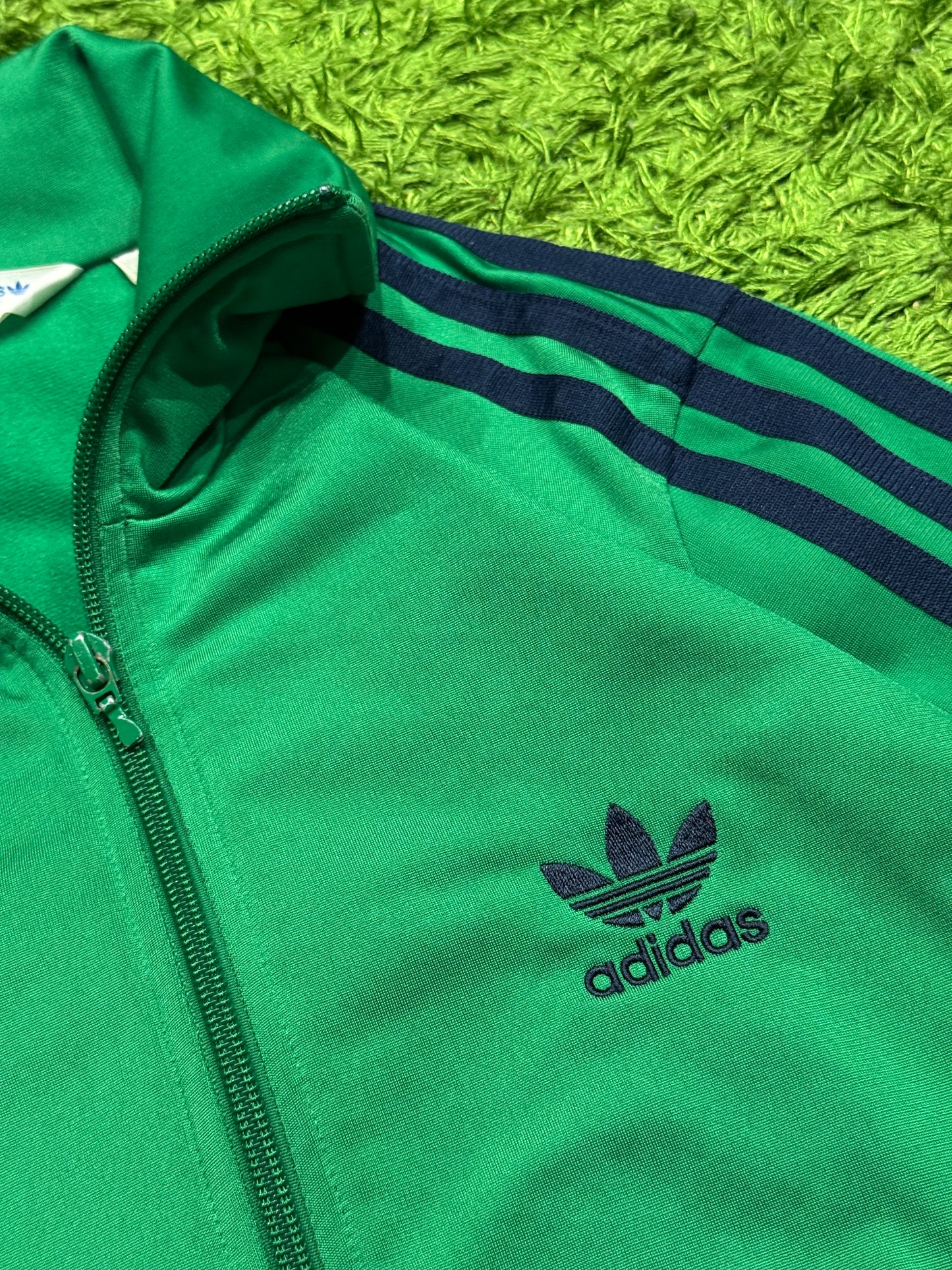 Bluza rozpinana zielona Adidas Originals Firebird