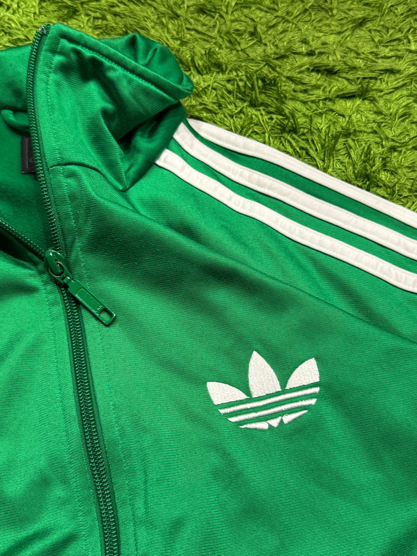 Bluza rozpinana zielona Adidas originals Firebird