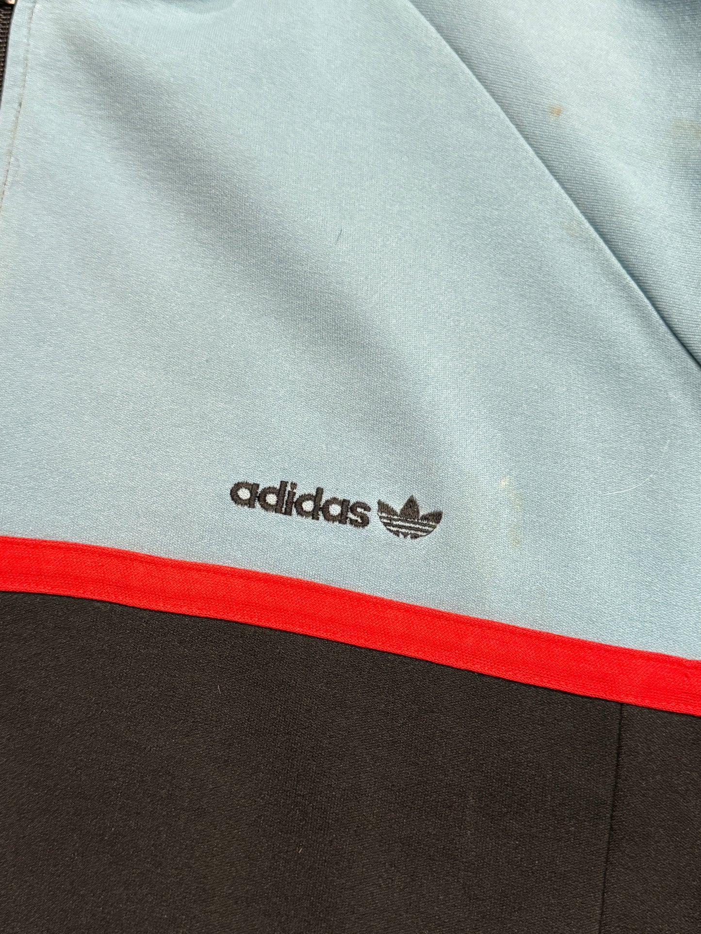 Bluza rozpinana czarno-niebieska Adidas Originals