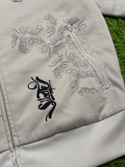 Bluza rozpinana biała Adidas Originals Firebird