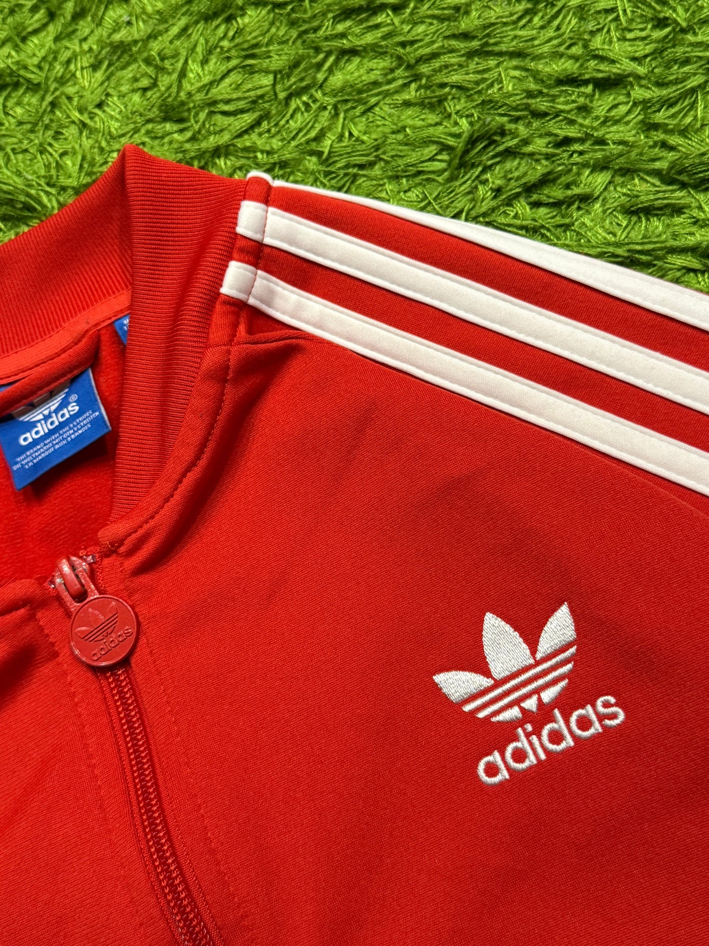 Bluza rozpinana czerwona Adidas Originals Firebird