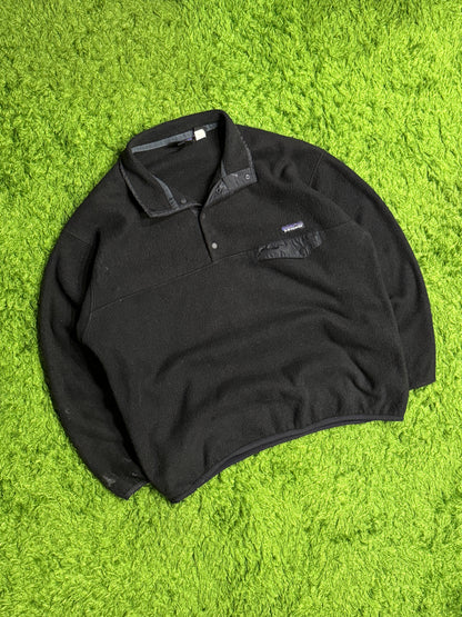 Polar czarny Patagonia outdoor fleece