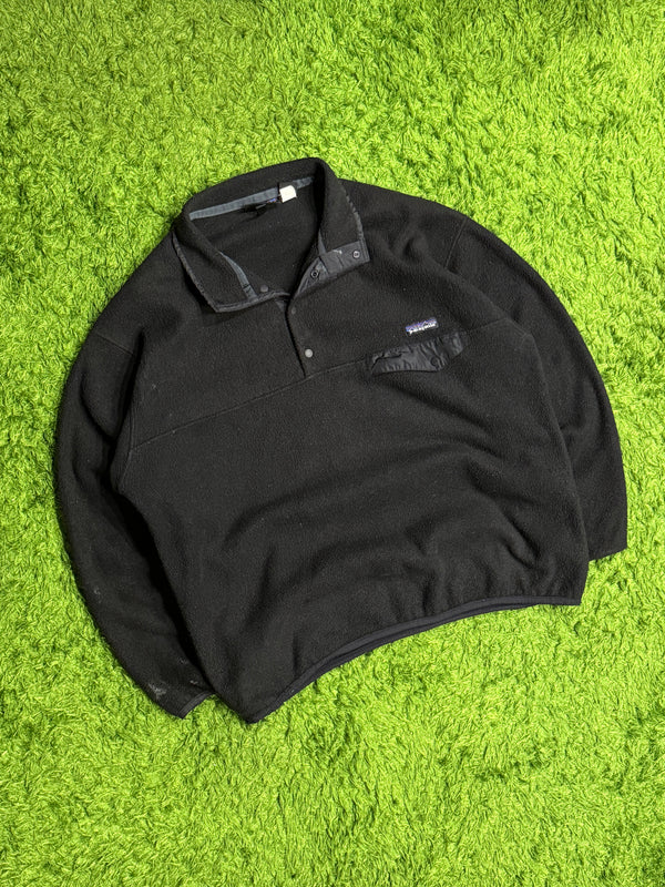 Polar czarny Patagonia outdoor fleece