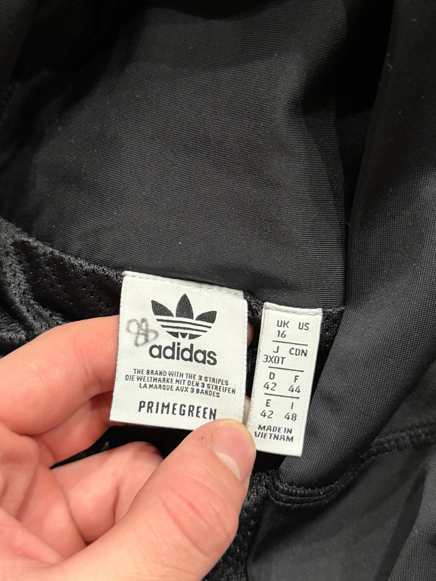 Spodnie ortalionowe czarne Adidas Originals Firebird track pants