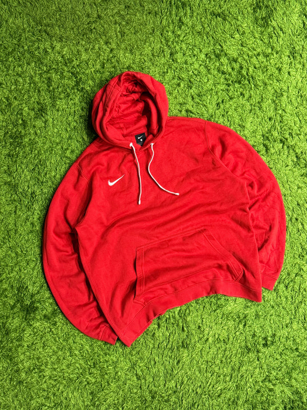 Bluza czerwona basic Nike hoodie
