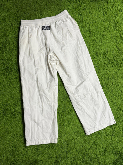 Spodnie ortalionowe białe Nike Air Force baggy track pants