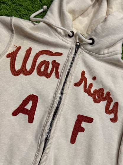Bluza beżowa Abercrombie & Fitch y2k hoodie