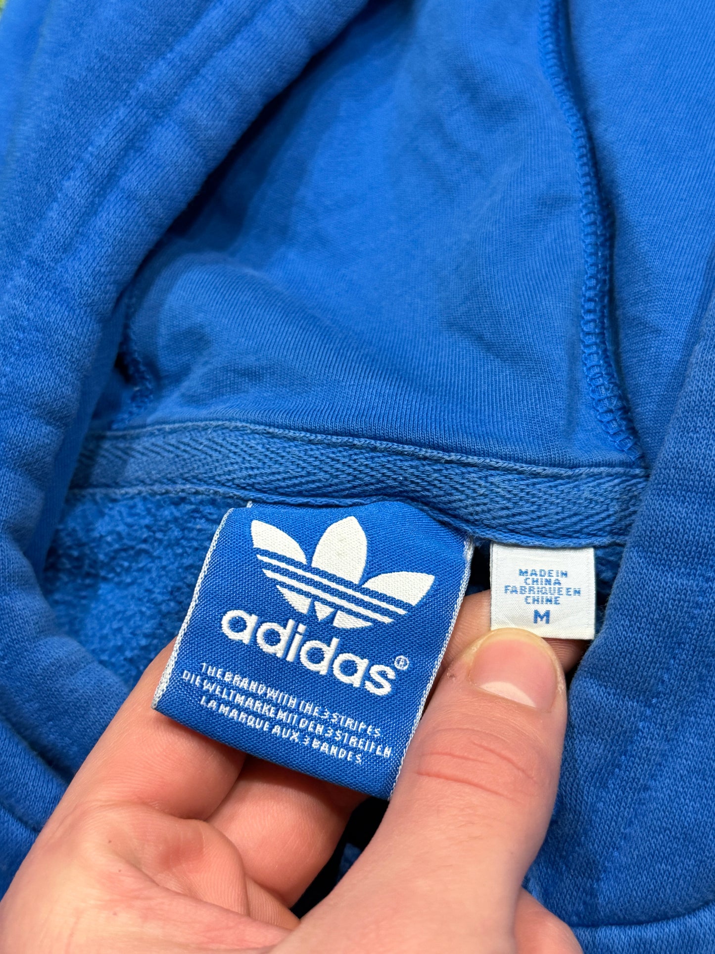 Bluza rozpinana niebieska Adidas Originals firebird hoodie