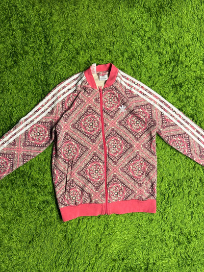 Bluza rozpinana różowa Adidas Originals Firebird