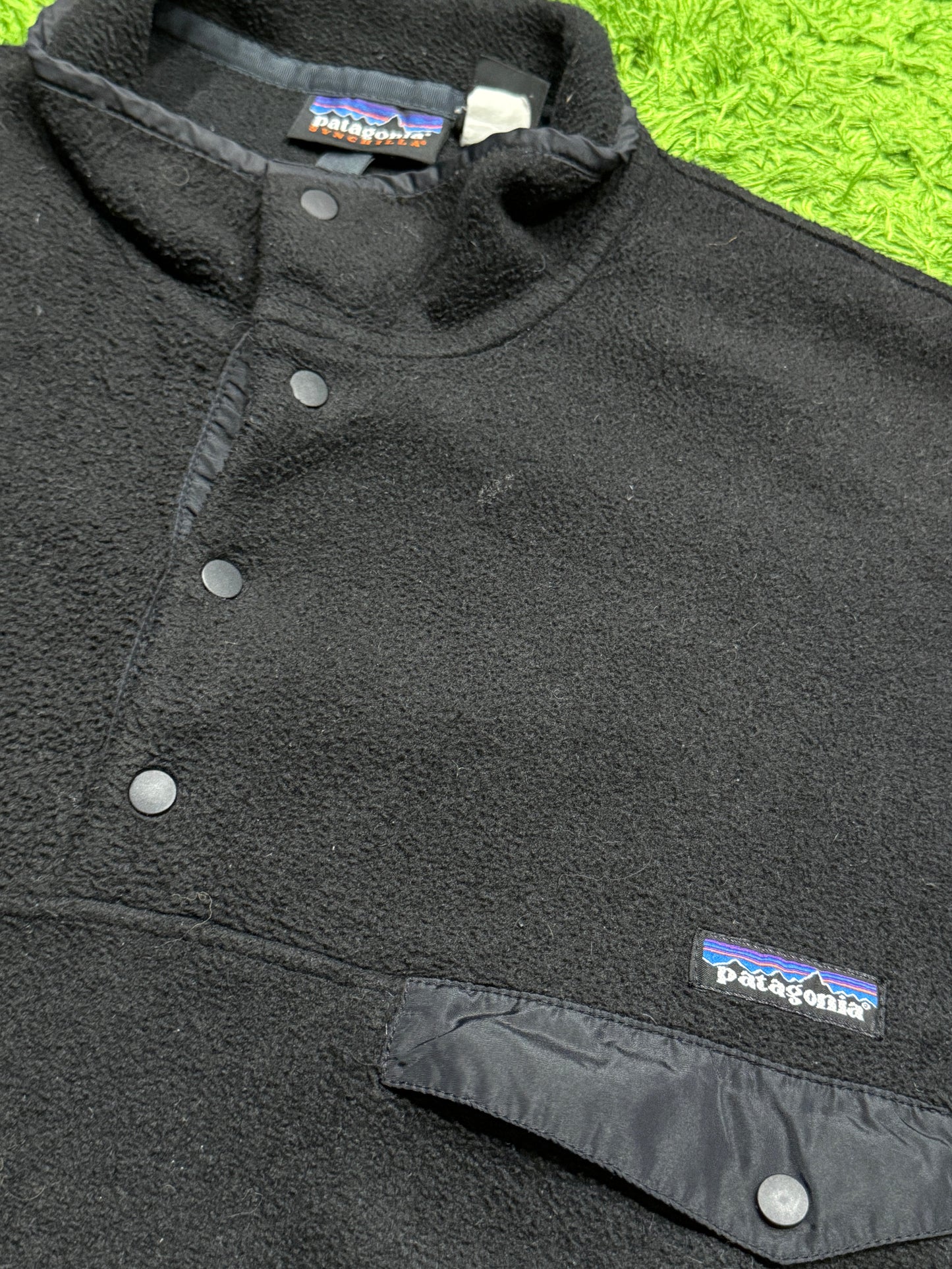 Polar czarny Patagonia outdoor fleece