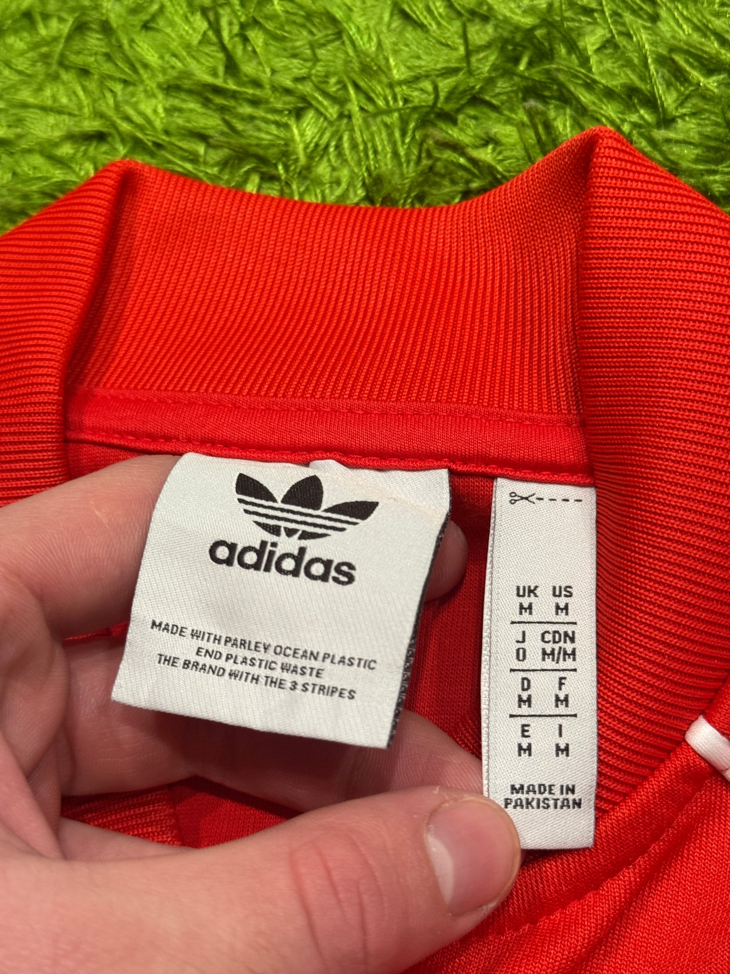 Bluza rozpinana czerwona Adidas Originals Firebird