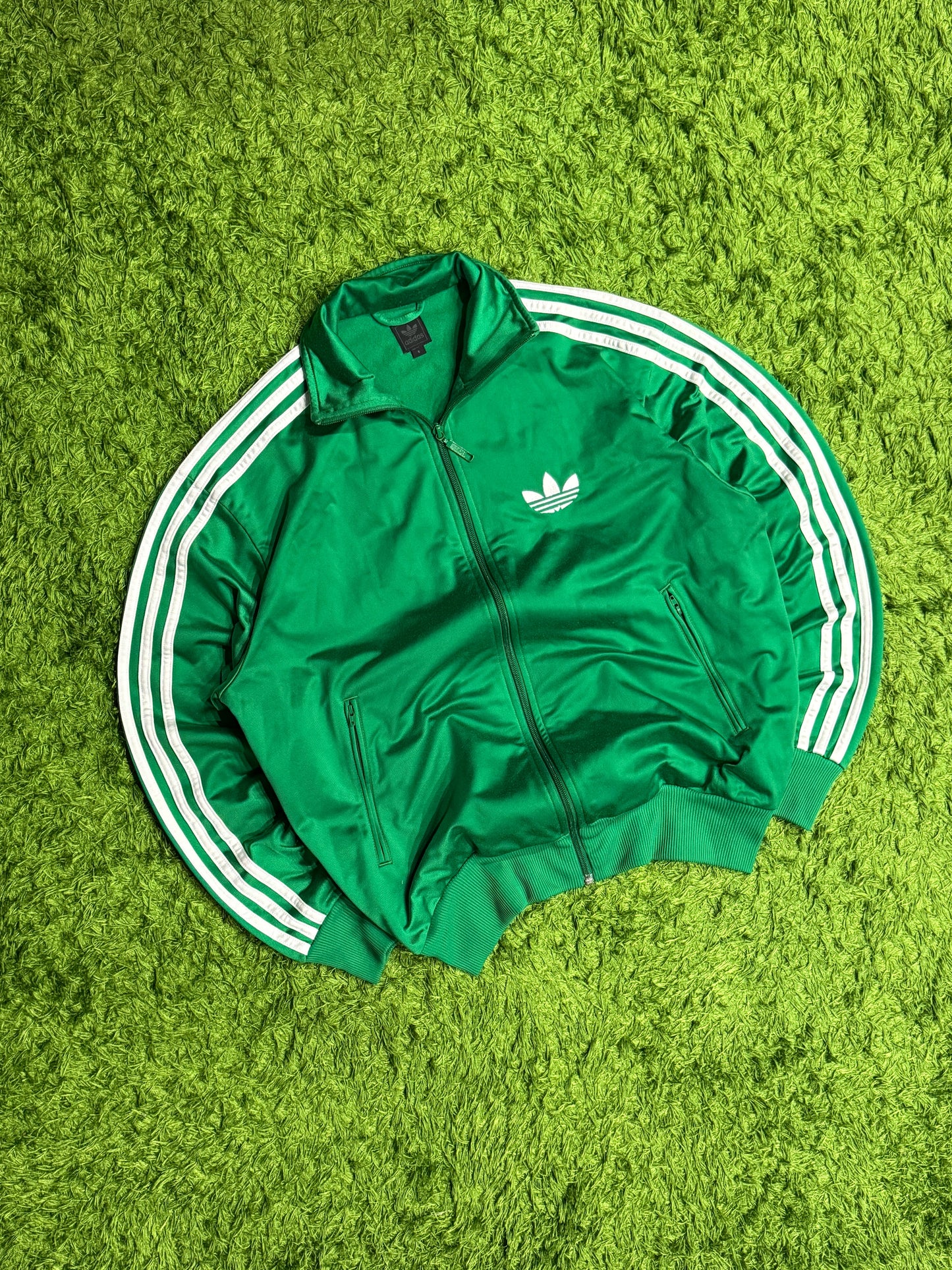 Bluza rozpinana zielona Adidas originals Firebird