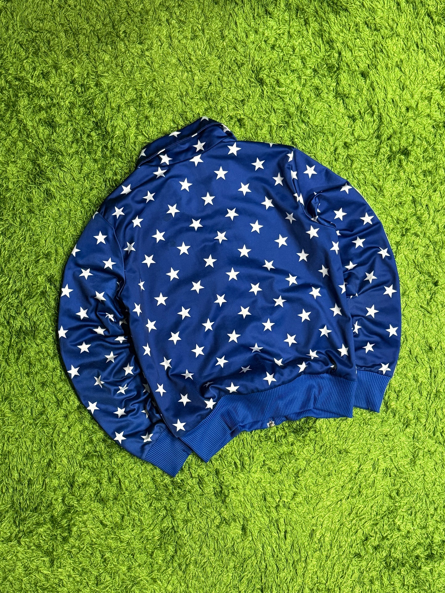 Bluza rozpinana granatowa w gwiazdki Adidas Originals Firebird