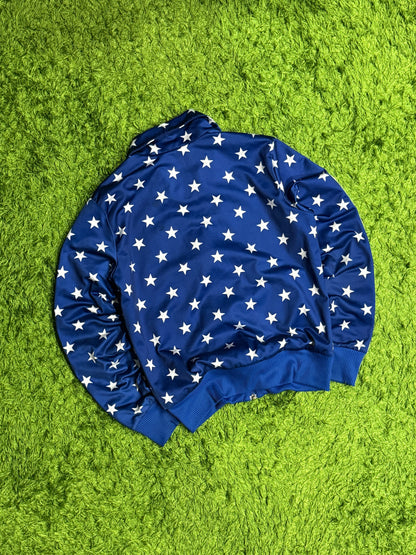 Bluza rozpinana granatowa w gwiazdki Adidas Originals Firebird