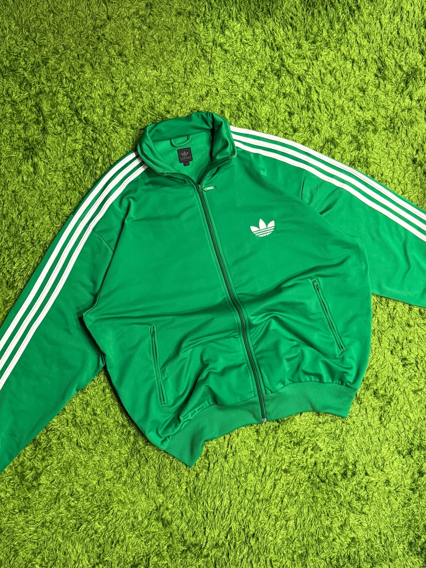 Bluza rozpinana zielona Adidas Originals Firebird