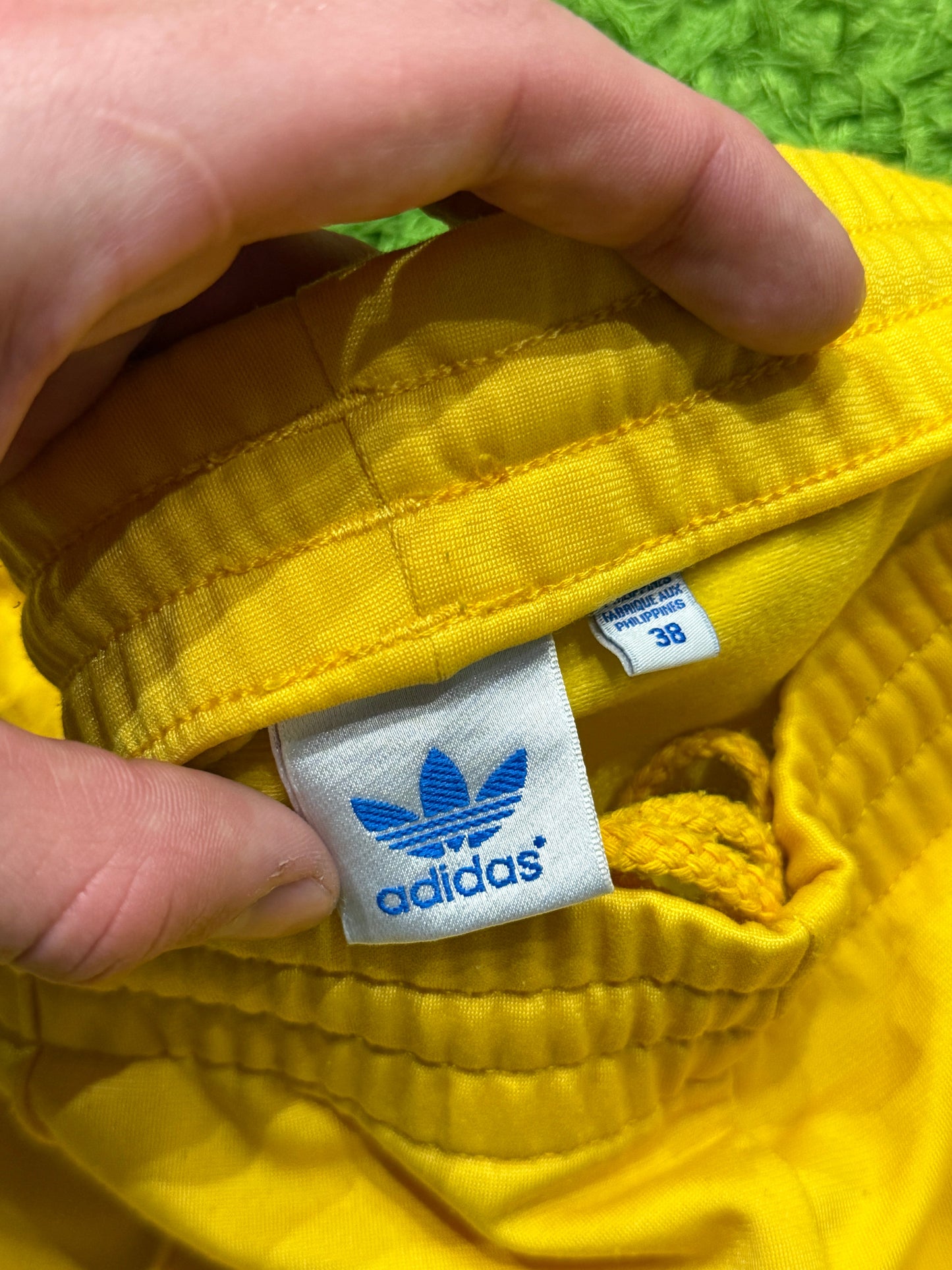 Spodnie dresowe żółte Adidas Originals Firebird